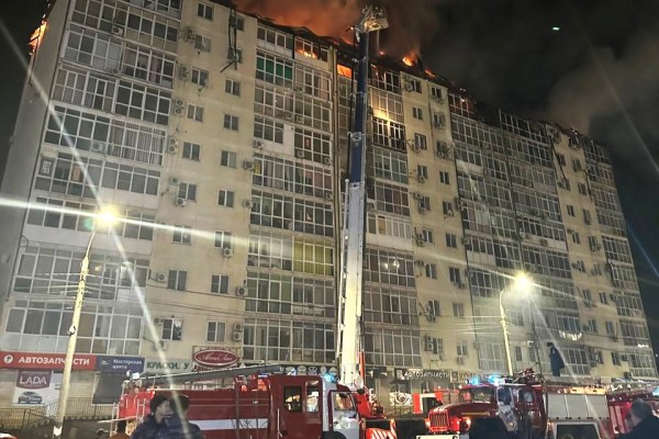 Загоревшийся многоквартирный дом в Анапе является самостроем