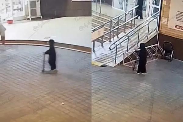 
В Краснодаре ребенок угнал трюковой самокат с парковочного места                     