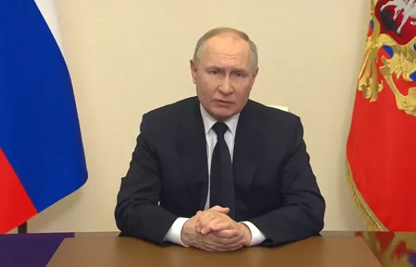 
&laquo;Кровавый теракт&raquo;. Путин обратился к россиянам после ЧП в &laquo;Крокус Сити Холле&raquo;                    