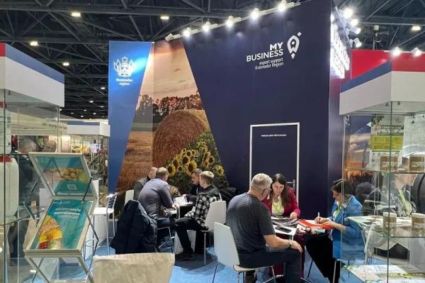 
Производители из Краснодарского края представляют свою продукцию на международной выставке в Казахстане                    