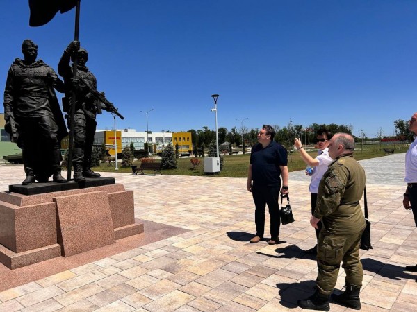 Делегация Донецкой народной республики посетила центр &laquo;Патриот&raquo; в Динском районе