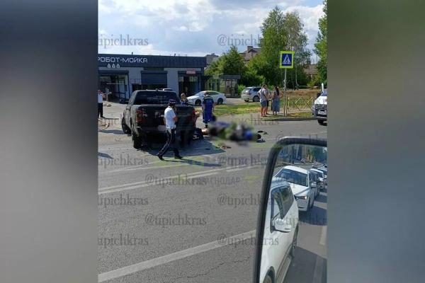 
Водитель и пассажир мотоцикла погибли в ДТП в Краснодаре                    
