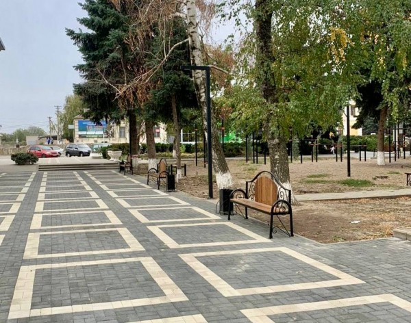 В Кавказском районе благоустроили зеленую зону
