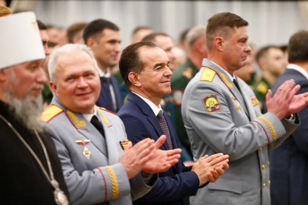 Вениамин Кондратьев посетил высшее военное училище имени С.М. Штеменко в Краснодаре