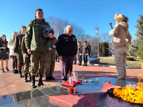 В Краснодарском крае стартовала патриотическая эстафета &laquo;Свеча памяти&raquo;