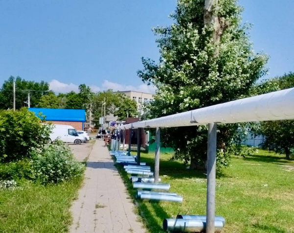 В Калининском районе ремонтируют теплосети