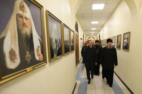 Вениамин Кондратьев посетил духовную семинарию в Краснодаре