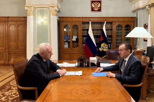 
Губернатор Краснодарского края побывал на приеме у генерального прокурора РФ в Москве                    