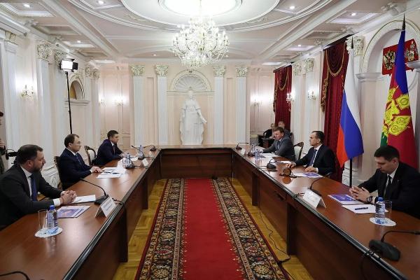 
Губернатор Кубани встретился с новым генеральным директором Росводоканала                    