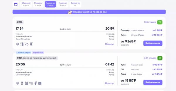 РЖД открыли продажу летних билетов на южные курорты, а &laquo;Гранд Экспресс&raquo; &mdash; в Крым