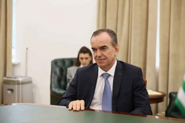 Губернатор Кубани Вениамин Кондратьев и Президент Республики Абхазия Бадра Гунба обсудили вопросы сотрудничества