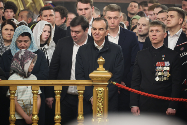 Губернатор Кубани поздравил жителей края с праздником Светлой Пасхи