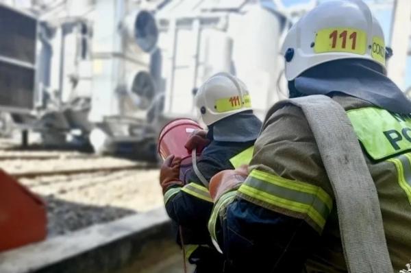 
В Апшеронском районе прошли масштабные учения пожарных    
