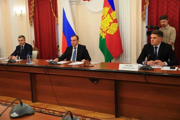 
Губернатор Кубани Вениамин Кондратьев встретился с руководителем производства нефтегазового оборудования                    