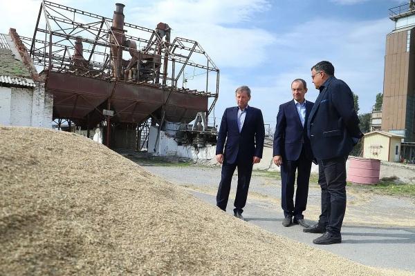 
Юрий Бурлачко оценил ход уборки риса                     