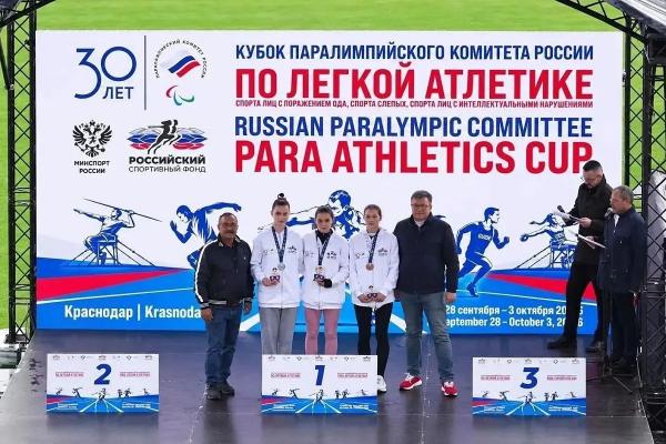 
Восемь медалей: кубанцы триумфально выступили на Кубке Паралимпийского комитета России по легкой атлетике                    
