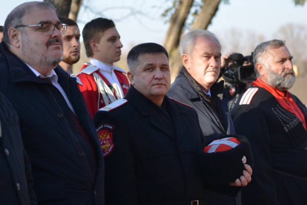 В Курганинском районе казаки провели Михайловские поминовения 