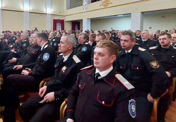 В станице Кущевской провели отчетный сбор Ейского отдела Кубанского казачьего войска