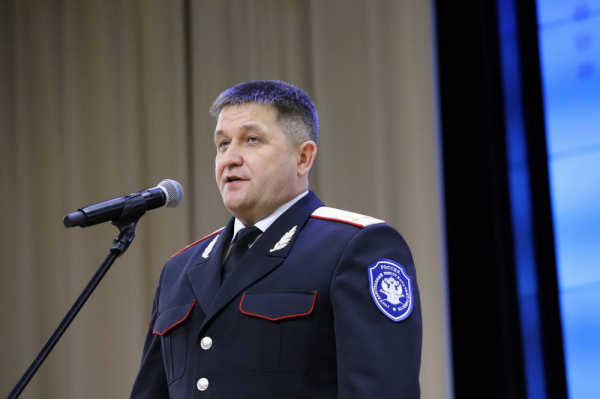В Краснодаре в высшем военном училище им. Штеменко провели торжественное мероприятие по случаю Дня защитника Отечества