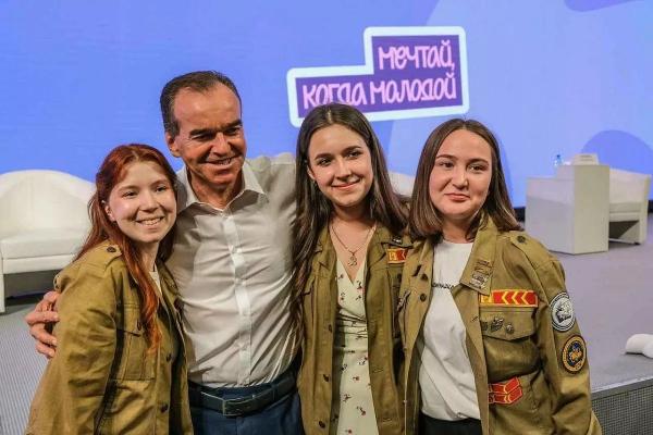 Губернатор Вениамин Кондратьев: «Гордостью Краснодарского края является наша талантливая и успешная молодежь»
Губернатор Вениамин Кондратьев: «Гордостью Краснодарского края является наша талантливая и успешная молодежь»